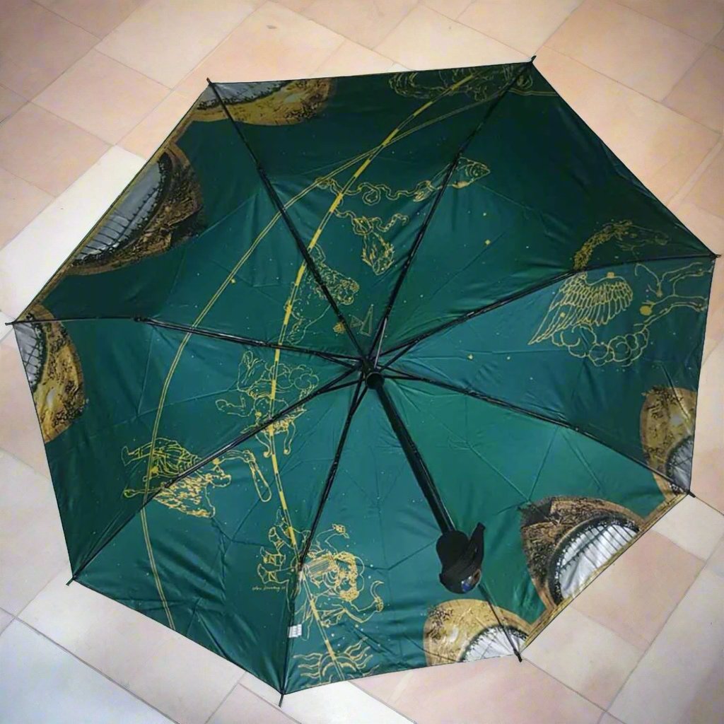Open umbrella with Grand Central Terminal images