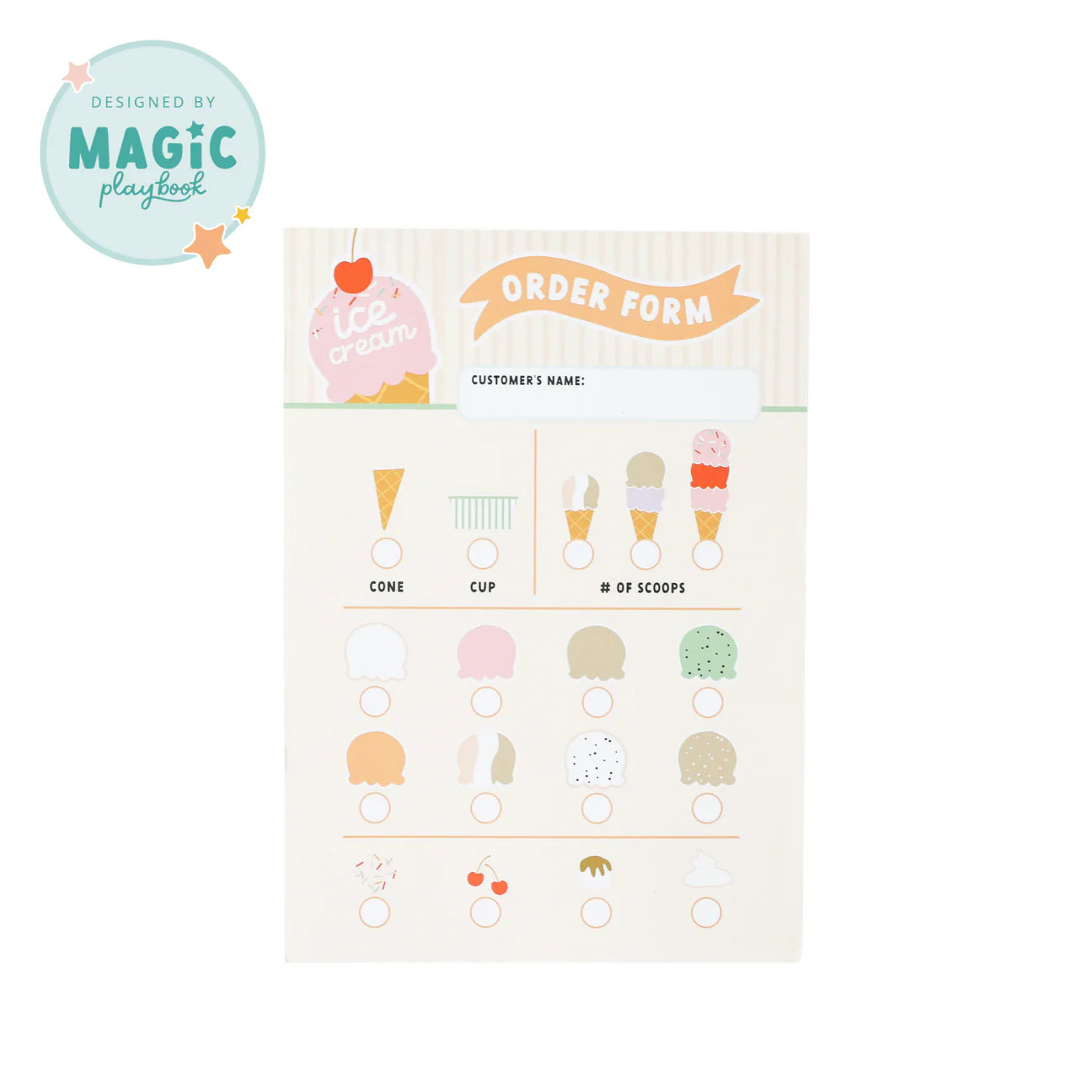 Pretend Play Notepads
