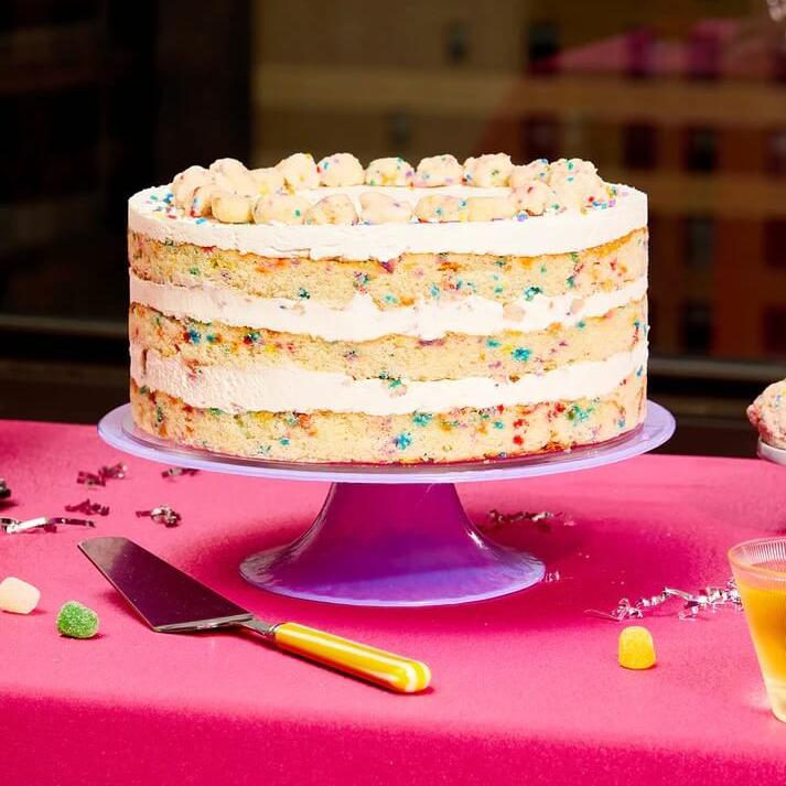 milk bar birthday cake on table