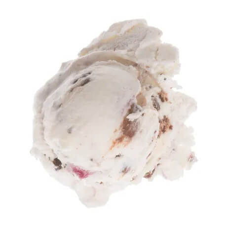 top view of ice cream alumni swirl