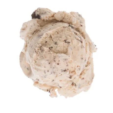 top view of ice cream coffee
