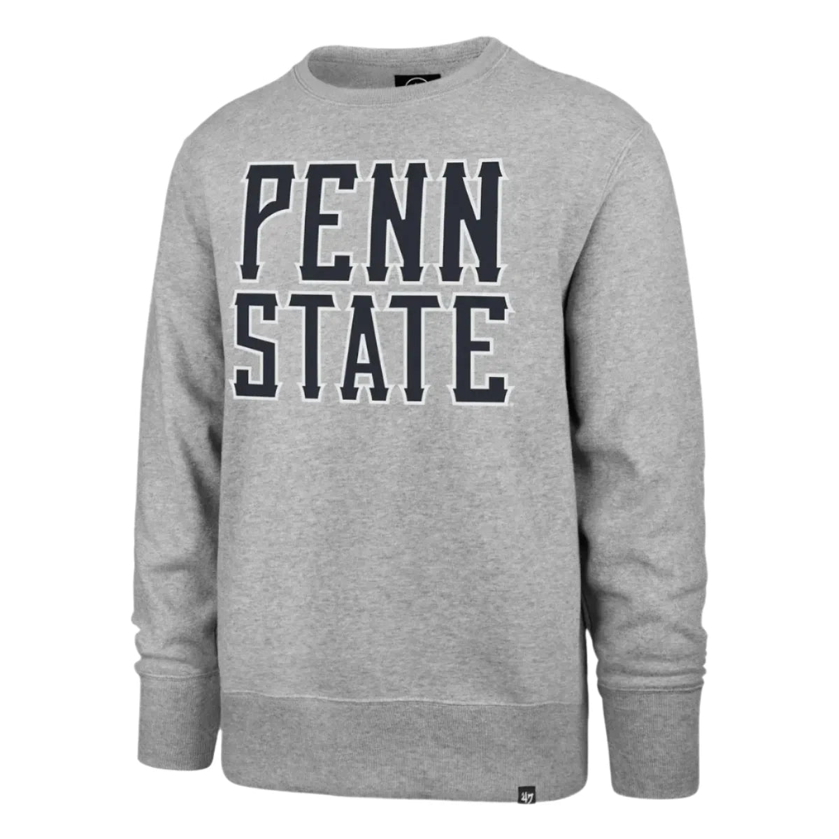 Gray sweatshirt with PENN STATE written across front