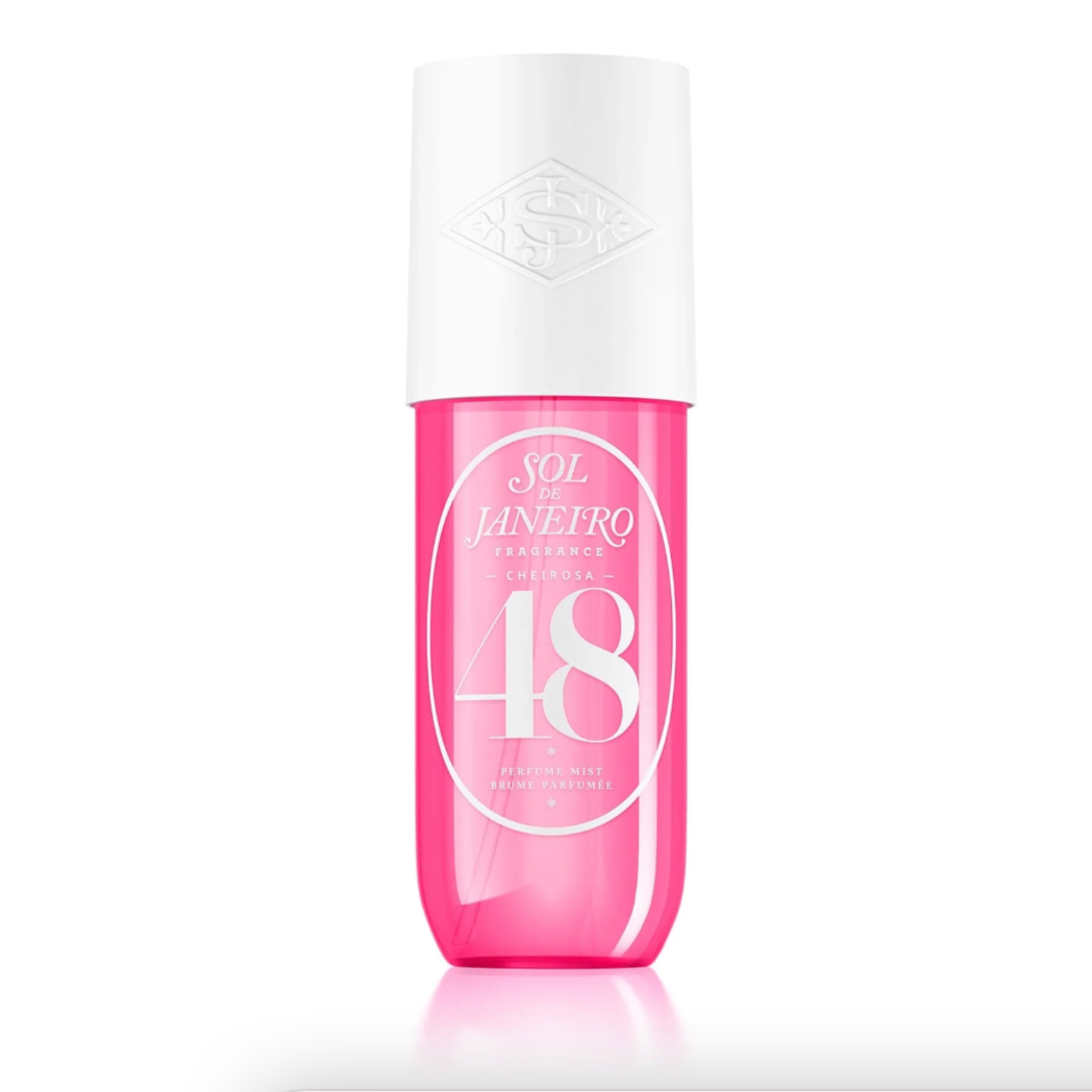 Cheirosa 48 Perfume Mist bottle with cap against white background