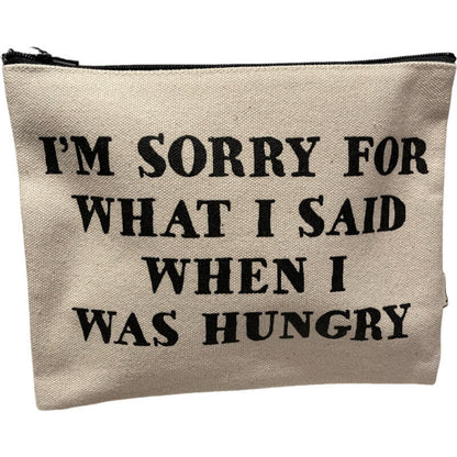 Funny Canvas Zip Bags