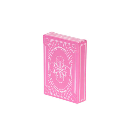 pink deck of cards to spur conversation