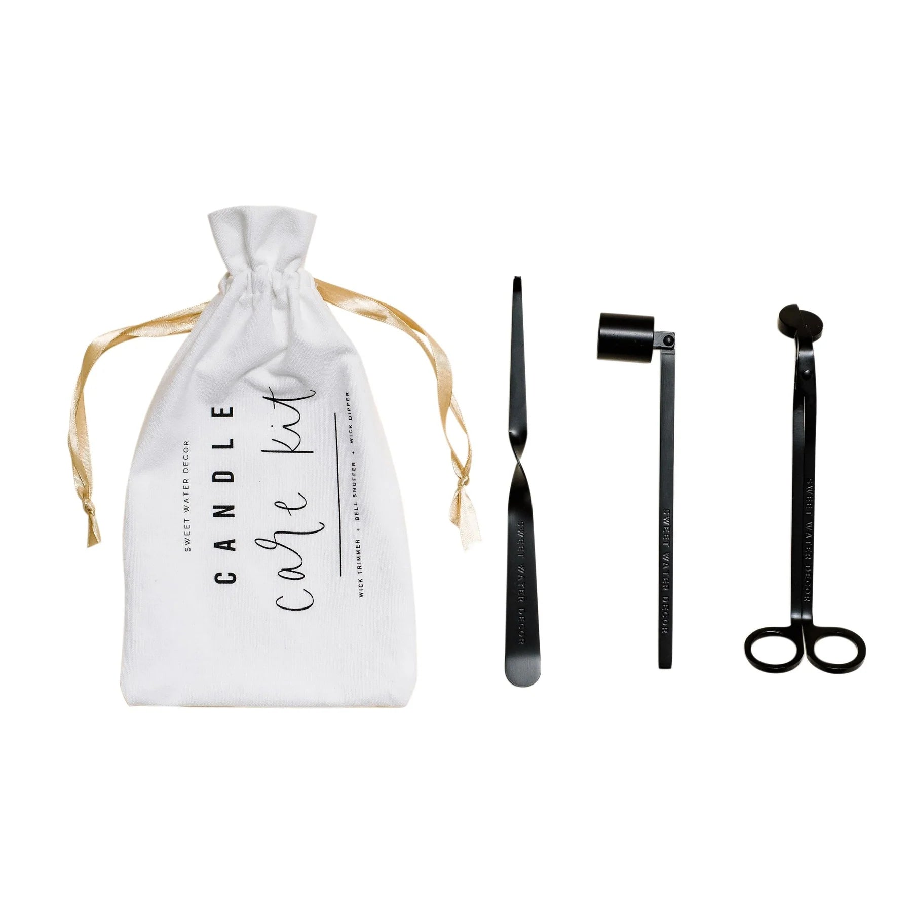 black candle care tools