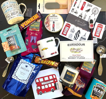 london themed treats and tea