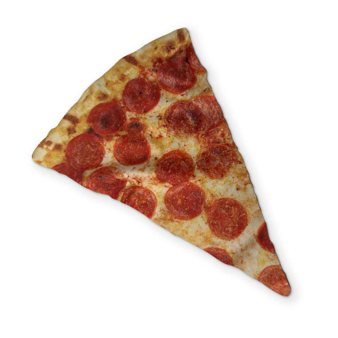 microfiber cloth that looks like a slice of pepporoni pizza