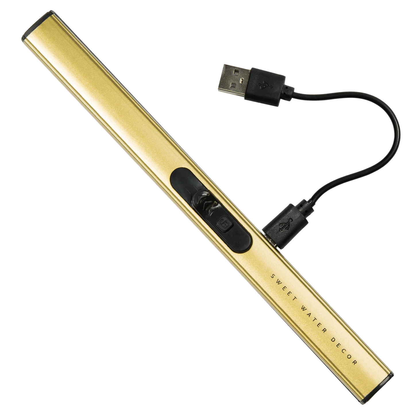 gold electric candle lighter with cord