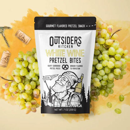 gourmet pretzel bites white wine