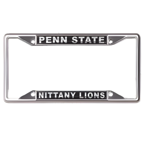 penn state nittany lions frame for license plate