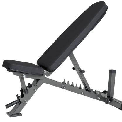 workout bench in black matte