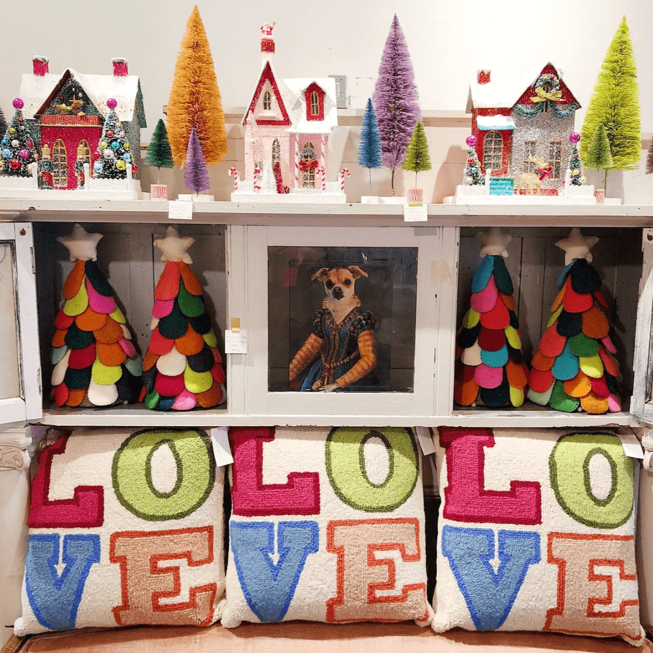 Love pillow Christmas decorations