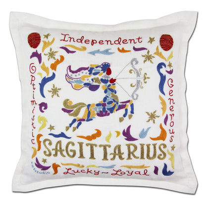 Zodiac Embroidered Pillows