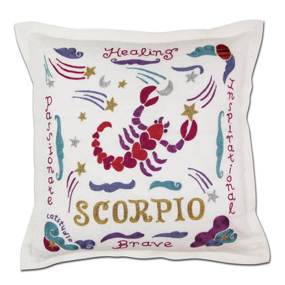 Zodiac Embroidered Pillows