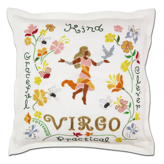 Zodiac Embroidered Pillows